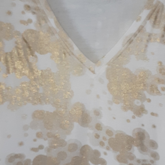 SAKS LIOR PARIS WHITE GOLD TOP NEW! - Picture 3 of 5